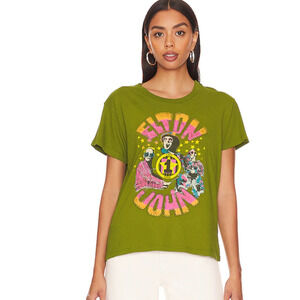 Daydreamer Elton John the One Solo Tee in Olive Green Small